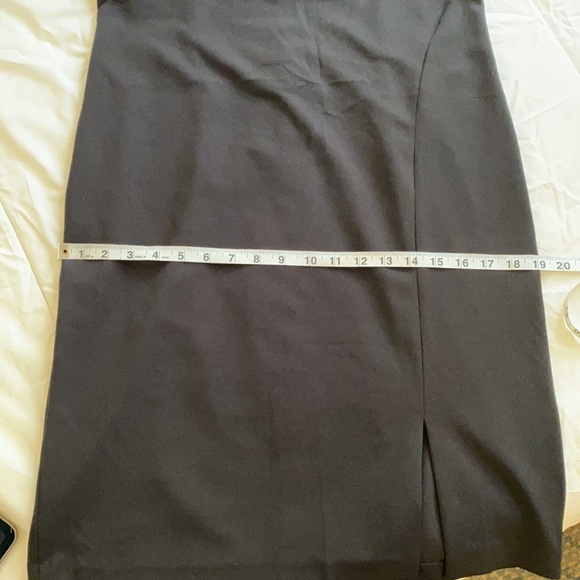 Calvin Klein racerback knee-length black dress - Picture 7 of 10